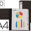 PROTÈGE-DOCUMENTS LIDERPAPEL P OLYPROPYLÈNE PRÉSENTATION 60 POCHETTES FIXES A4 210X297MM COLORIS OPAQUE NOIR PROTÈGE-DOCUMENTS LIDERPAPEL P OLYPROPYLÈNE PRÉSENTATION 60 POCHETTES FIXES A4 210X297MM COLORIS OPAQUE NOIR