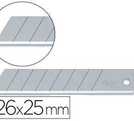 lame-rechange-olfa-cutter-18mm-acier-inoxydable-atui-10-unitas