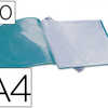 PROTEGE-DOCUMENTS LIDERPAPEL P OLYPROPYLENE COUVERTURE FLEXIBLE 40 POCHETTES FIXES A4 210X297MM VERT OPAQUE PROTEGE-DOCUMENTS LIDERPAPEL P OLYPROPYLENE COUVERTURE FLEXIBLE 40 POCHETTES FIXES A4 210X297MM VERT OPAQUE