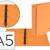 CLASSEUR LIDERPAPEL 4 ANNEAUX RONDS 25MM A5 CARTON REMBORDA PVC COLORIS ORANGE CLASSEUR LIDERPAPEL 4 ANNEAUX RONDS 25MM A5 CARTON REMBORDA PVC COLORIS ORANGE