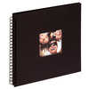 ALBUM PHOTOS WALTHER SPIRALE F UN VINYLE 300X300MM 50F 200 PHOTOS 10X15CM SPIRALE MATAL NOIR FEUILLETS NOIRS COLORIS NOI ALBUM PHOTOS WALTHER SPIRALE F UN VINYLE 300X300MM 50F 200 PHOTOS 10X15CM SPIRALE MATAL NOIR FEUILLETS NOIRS COLORIS NOI