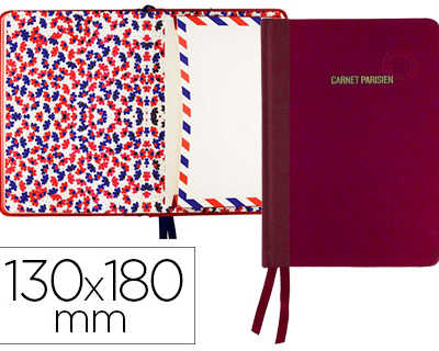 carnet-piqu-carpentras-notebook-parisien-13x18cm-48-pages-lign-coloris-rouge