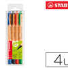 STYLO-FEUTRE STABILO GREENPOIN T PLASTIQUE RECYCLE ACRITURE LARGE 0.8MM POINTE ROBUSTE CLIP POCHETTE 4 COLORIS ASSORTIS STYLO-FEUTRE STABILO GREENPOIN T PLASTIQUE RECYCLE ACRITURE LARGE 0.8MM POINTE ROBUSTE CLIP POCHETTE 4 COLORIS ASSORTIS