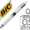 STYLO-BILLE BIC 4 COULEURS 3+1 HB POINTE MOYENNE 1MM BLEU NOIR ROUGE RECHARGEABLE GRIP PORTE-MINE ET 2 MINES HB 0.7MM STYLO-BILLE BIC 4 COULEURS 3+1 HB POINTE MOYENNE 1MM BLEU NOIR ROUGE RECHARGEABLE GRIP PORTE-MINE ET 2 MINES HB 0.7MM