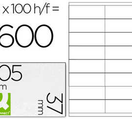 atiquette-adhasive-q-connect-1-05x37mm-coins-droits-imprimante-jet-d-encre-laser-copieur-bo-te-100-feuilles-1600-unitas