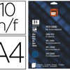 PAPIER CARBONE JPC DAY A4 210X 297MM FILM ISOTIL POUR ACRITURE MANUSCRITE POCHETTE 10 FEUILLES PAPIER CARBONE JPC DAY A4 210X 297MM FILM ISOTIL POUR ACRITURE MANUSCRITE POCHETTE 10 FEUILLES