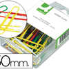 TROMBONE Q-CONNECT BOUT ROND 50MM COLORIS ASSORTIS BOÎTE PLASTIQUE 30 UNITÉS TROMBONE Q-CONNECT BOUT ROND 50MM COLORIS ASSORTIS BOÎTE PLASTIQUE 30 UNITÉS