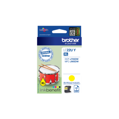 CARTOUCHES JET D'ENCRE Brother LC22UY Cyan