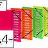 TRIEUR EXTENDOS POLYPROPYLENE IMPRIMA 240X320MM 7 COMPARTIMENTS ALASTIQUE DOS EXTENSIBLE COLORIS FLUO ASSORTIS