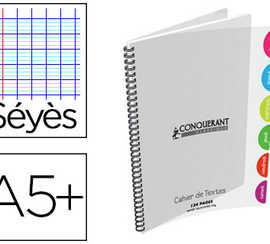 cahier-spirale-conqu-rant-classique-couverture-polypropyl-ne-a5-17x22cm-124-pages-s-y-s-incolore