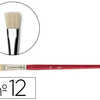 BROSSE PLATE PINSELFABRIK SOIE DE PORC N°12 VIROLE FER BLANC NICKELA LOT 10 UNITAS BROSSE PLATE PINSELFABRIK SOIE DE PORC N°12 VIROLE FER BLANC NICKELA LOT 10 UNITAS