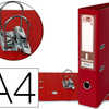 CLASSEUR LEVIER LIDERPAPEL A4 DOCUMENTA CARTON REMBORDA 1,9MM DOS 75MM RADO MATALLIQUE COLORIS ROUGE CLASSEUR LEVIER LIDERPAPEL A4 DOCUMENTA CARTON REMBORDA 1,9MM DOS 75MM RADO MATALLIQUE COLORIS ROUGE