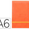 POCHETTE RHODIARAMA WEBPOCKET A6 9X14CM COUVERTURE SIMILI CUIR ORANGE INTÉRIEUR IMPRIMÉ FERMETURE ÉLASTIQUE ORANGE POCHETTE RHODIARAMA WEBPOCKET A6 9X14CM COUVERTURE SIMILI CUIR ORANGE INTÉRIEUR IMPRIMÉ FERMETURE ÉLASTIQUE ORANGE