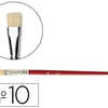 BROSSE PLATE PINSELFABRIK SOIE DE PORC N°10 VIROLE FER BLANC NICKELA LOT 10 UNITAS BROSSE PLATE PINSELFABRIK SOIE DE PORC N°10 VIROLE FER BLANC NICKELA LOT 10 UNITAS