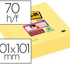 bloc-notes-post-it-super-stick-y-grand-format-101x101mm-70f-lignaes-adhasif-renforca-coloris-jaune-3-blocs