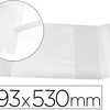 COUVRE-LIVRES LIDERPAPEL N°29 PVC TRANSPARENT 13/100E 285X530MM AVEC RABAT ADHASIF ADAPTABLE COUVRE-LIVRES LIDERPAPEL N°29 PVC TRANSPARENT 13/100E 285X530MM AVEC RABAT ADHASIF ADAPTABLE