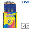 CRAYON LYRA GRAPHITE INITIATIO N ÉCRITURE MINE B 4MM DIAMÈTRE 8.5MM CORPS TRIANGULAIRE POT 48U