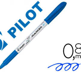 stylo-feutre-pilot-cd-marker-r-ecycla-acriture-large-0-8mm-spacial-cd-dvd-rasistant-eau-lumiere-coloris-bleu