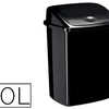 POUBELLE CEP PLASTIQUE COUVERCLE BASCULANT 50L COLORIS NOIR 405X310X685MM