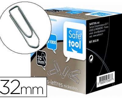 attache-lettres-safetool-nickel-e-32mm-bo-te-1000-unit-s