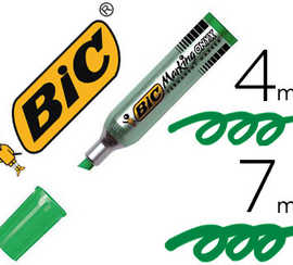 marqueur-bic-permanent-onyx-ma-rker-1481-pointe-biseautae-traca-4-7mm-tous-supports-corps-matal-vert