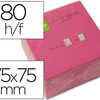 BLOC-NOTES Q-CONNECT QUICK NOT ES COULEURS NAON 75X75MM 80F REPOSITIONNABLES COLORIS ROSE VIF BLOC-NOTES Q-CONNECT QUICK NOT ES COULEURS NAON 75X75MM 80F REPOSITIONNABLES COLORIS ROSE VIF