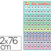 POSTER BOUCHUT GRANDRÉMY LES NOMBRES 1-100 52X76CM 150G PELLICULÉ EFFAÇABLE À SEC POSTER BOUCHUT GRANDRÉMY LES NOMBRES 1-100 52X76CM 150G PELLICULÉ EFFAÇABLE À SEC