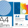 PLAT COUVERTURE LIDERPAPEL PPL ONDULÉ DOSSIER RELIURE ÉPAISSEUR 0.8MM A4 TRANSLUCIDE BLEU BOÎTE 50U PLAT COUVERTURE LIDERPAPEL PPL ONDULÉ DOSSIER RELIURE ÉPAISSEUR 0.8MM A4 TRANSLUCIDE BLEU BOÎTE 50U