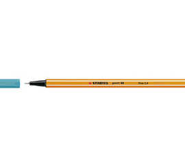 stylo-feutre-stabilo-point-88-acriture-fine-0-4mm-1000m-pointe-gainae-matal-corps-hexagonal-coloris-turquoise