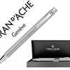 STYLO-BILLE CARAN D'ACHE PLAQU É PALLADIUM ECRIDOR CUBRIK HEXAGONAL BOUTON POUSSOIR CLIP FLEXIBLE ENCRE BLEUE ÉTUI LUXE STYLO-BILLE CARAN D'ACHE PLAQU É PALLADIUM ECRIDOR CUBRIK HEXAGONAL BOUTON POUSSOIR CLIP FLEXIBLE ENCRE BLEUE ÉTUI LUXE