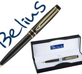 stylo-bille-belius-parma-macan-isme-halico-dal-clip-corps-laqua-noir-dora-encre-bleue-pointe-1mm