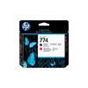 HP 774 Matte Black/Chromatic Red Printhe HP 774 Matte Black/Chromatic Red Printhe