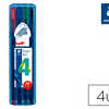 STYLO-BILLE STAEDTLER TRIPLUS BALL 437 M POINTE MATAL MOYENNE 0.45MM ENCRE INFALSIFIABLE ATUI CHEVALET 4 ASSORTIS STYLO-BILLE STAEDTLER TRIPLUS BALL 437 M POINTE MATAL MOYENNE 0.45MM ENCRE INFALSIFIABLE ATUI CHEVALET 4 ASSORTIS