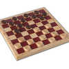 JEU DE DAMES PLATEAU PIECES EN BOIS MASSIF