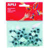 YEUX MOBILES APLI KIDS ADHÉSIFS RONDS SANS CILS DIAMÈTRE 10MM COLORIS NOIR SACHET 100 UNITÉS YEUX MOBILES APLI KIDS ADHÉSIFS RONDS SANS CILS DIAMÈTRE 10MM COLORIS NOIR SACHET 100 UNITÉS