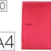 PROTÈGE-DOCUMENTS VIQUEL 40 POCHETTES 80 VUES POLYPROPYLÈNE ROUGE PROTÈGE-DOCUMENTS VIQUEL 40 POCHETTES 80 VUES POLYPROPYLÈNE ROUGE