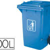POUBELLE Q-CONNECT CONTENEUR P LASTIQUE COUVERCLE 100L 470X750X370MM PAPIER CARTON COLORIS BLEU POUBELLE Q-CONNECT CONTENEUR P LASTIQUE COUVERCLE 100L 470X750X370MM PAPIER CARTON COLORIS BLEU