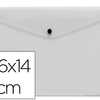 POCHETTE ENVELOPPE LIDERPAPEL POLYPROPYLENE 180 MICRONS 260X140MM 50F FERMETURE BOUTON RASISTANT TRANSPARENT POCHETTE ENVELOPPE LIDERPAPEL POLYPROPYLENE 180 MICRONS 260X140MM 50F FERMETURE BOUTON RASISTANT TRANSPARENT