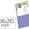 CARTE OXFORD VÉLIN 106X210MM 240G COLORIS VIOLET ÉTUI 25 UNITÉS