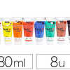 GOUACHE DOIGT PABAO TACTILCOLO R COLORIS JAUNE/ROUGE/BLEU/VERT/BLANC/NOIR/ORANGE/MARRON SET 8 TUBES 80ML GOUACHE DOIGT PABAO TACTILCOLO R COLORIS JAUNE/ROUGE/BLEU/VERT/BLANC/NOIR/ORANGE/MARRON SET 8 TUBES 80ML
