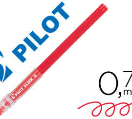 stylo-bille-pilot-kleer-encre-effacable-pointe-moyenne-coloris-rouge