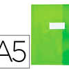 PROTEGE-CAHIER ELBA STANDARD P VC CRISTAL 20/100E FORMAT ACOLIER 170X220MM COLORIS VERT FONCA PROTEGE-CAHIER ELBA STANDARD P VC CRISTAL 20/100E FORMAT ACOLIER 170X220MM COLORIS VERT FONCA