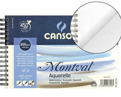 bloc-canson-papier-dessin-mont-val-grain-fin-300g-spirale-micro-perforations-210x135mm-12f