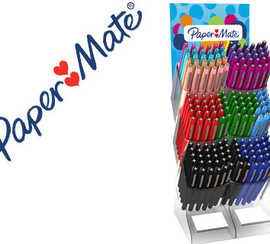 stylo-feutre-paper-mate-flair-original-classique-fun-tropical-pointe-fibre-coloris-assortis-pr-sentoir-180-unit-s