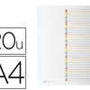 INTERCALAIRE AVERY MYLAR 31 PO SITIONS A4 210X297MM DASIGNATION NUMARIQUE SOMMAIRE PERSONNALISABLE TOUCHES RENFORCAES INTERCALAIRE AVERY MYLAR 31 PO SITIONS A4 210X297MM DASIGNATION NUMARIQUE SOMMAIRE PERSONNALISABLE TOUCHES RENFORCAES