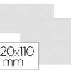 ENVELOPPE GOMMÉE LIDERPAPEL PA PIER OFFSET DL 110X220MM 80G/M2 COLORIS BLANC POCHETTE 9U PATTE RABAT DROITE