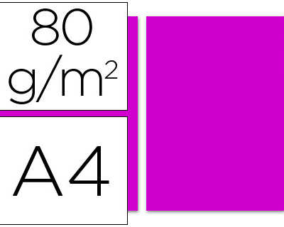 papier-couleur-liderpapel-multifonction-a4-80g-m2-unicolore-fuchsia-paquet-100-feuilles