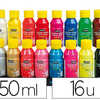 GOUACHE ACRYLIQUE PABAO ACRYLC OLOR INDALABILE COUVRANTE BRILLANTE TOUS SUPPORTS ASSORTIMENT 16 FLACONS 150ML GOUACHE ACRYLIQUE PABAO ACRYLC OLOR INDALABILE COUVRANTE BRILLANTE TOUS SUPPORTS ASSORTIMENT 16 FLACONS 150ML