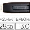 CLA USB VERBATIM 3.0 V3 128GB VITESSE LECTURE 80MB/S ACRITURE 25MB/S COMPATIBLE PORT USB 2.0 FERMETURE COULISSANTE CLA USB VERBATIM 3.0 V3 128GB VITESSE LECTURE 80MB/S ACRITURE 25MB/S COMPATIBLE PORT USB 2.0 FERMETURE COULISSANTE