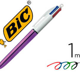 stylo-bille-bic-4-couleurs-shi-ne-pointe-1mm-acriture-moyenne-corps-violet-matallisa-brillant